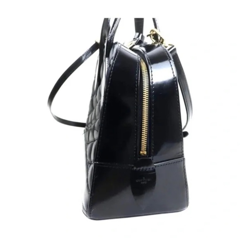 Louis Vuitton Leather/Patent Leather Black Maltage Dora PM - Picture 7 of 12